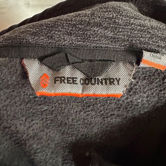 Free Country Gray Men's Full Zip Fleece, Large, Pre-owned - Picture 5 of 8